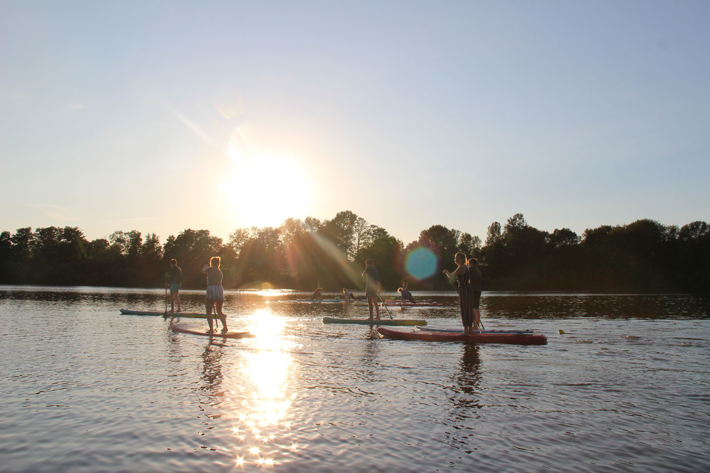 Stand Up Paddle Poggensee Bad Oldesloe Verleih Kurse Mieten Stand Up Paddeling Sundownder Tour mieten Preise